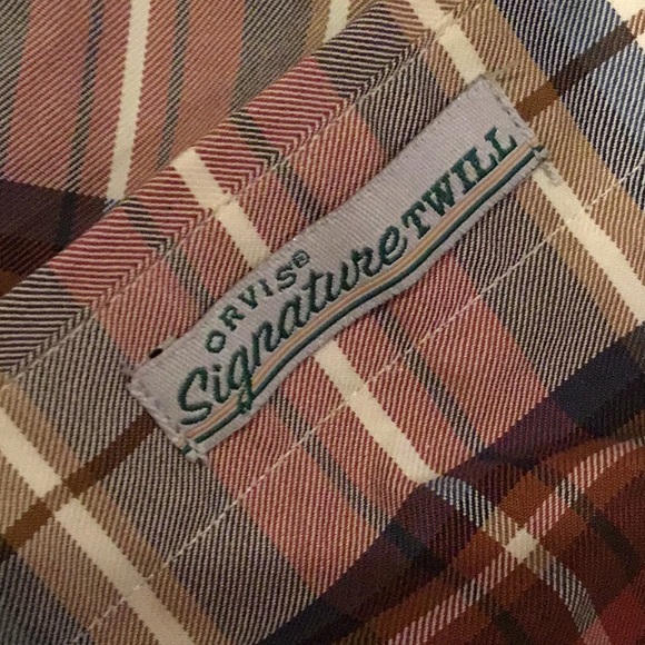 Orvis - Men’s “Signature Twill” plaid shirt. NWT - Picture 4 of 4